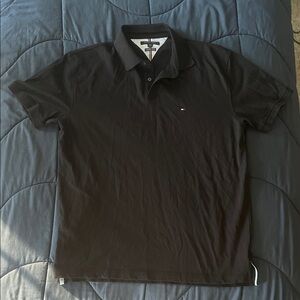 Tommy Hilfiger Men's Polo Shirt in Black